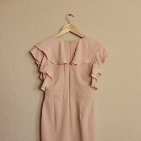 ASOS Ruffle Cocktail Dress Size 2 - Picture 6 of 7